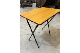 *50 x Folding Tables (as new) Size 600 x 450 mm