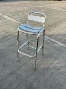 *12 x Aluminium Bar Stools