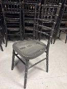 *50 x Black Chivari Stacking Chairs