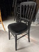 *50 x Black Cheltenham Stacking Chairs