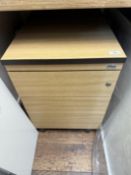 *Abbess Standalone Two Drawer Unit in Light Oak Finish