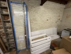 *Wardrobe Unit (2370x2250) with Integral Three Drawer Storage Enclosed by Two Mirrored and Two Cream