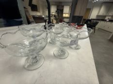 *Six Glass Sundae Dishes