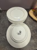 *Six Ceramic Italia Dining Plates