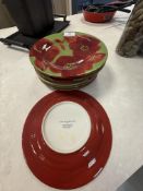 *Seven Laurie Gates Poppy Plates