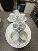 *Assorted White Crockery, Cups and Saucer