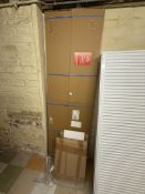 *Two 2140x600mm Velour Edged Panels Driftwood Light Grey