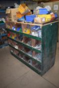 *Set of Twenty Pigeonholes and Contents to Include Bolts, Nuts, Fixings, etc.