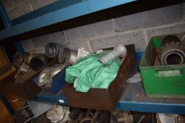 *Contents of Shelf to Include Various Plates, Threads, Brackets, Bolts, etc.