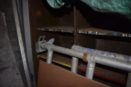 *Righthand Side Contents of Container to Include Aluminium Tower Scaffolding, Storage Cabinets,