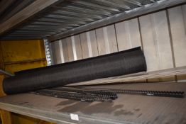 *Contents of Shelf to Include Aluminium Tracking, and a Roll of Welding Blanket Gauze