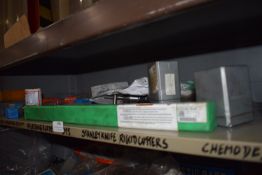 *Contents of Shelf to Include Chem Cut Paste, Chucks, Cutters, etc.