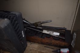 *Contents of Shelf to Include Hole Saws, Drill Bits, Tyre Inflator