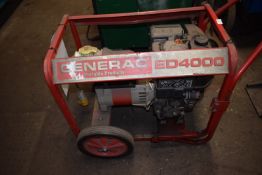 *Generac ED4000 Generator 240/110v