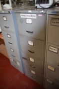 *Grey Four Drawer Foolscap Filing Cabinet