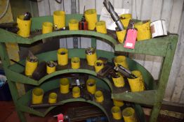 *Semicircular Tool Rack ~3ft tall, and Contents