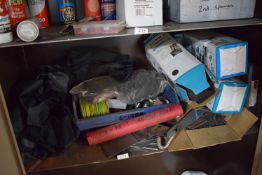 *Contents of Shelf to Include Various Wire, and Transit Connect Seat Covers