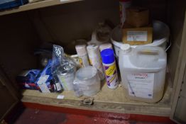 *Contents of Shelf to Include Anchor Bolts, Adhesive, etc.