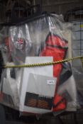 Two Red and One Blue Paramaris 150N Life Jackets