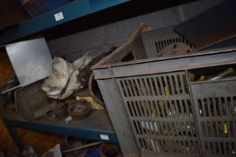 *Contents of Shelf to Include Various Brackets, Cones, End Plates, and Threads