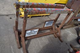 *Pair of Steel Trestles 90cm tall