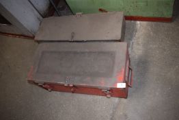 *Two Metal Storage Boxes