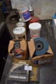 *Various Copper Grease Cutting Compounds, Flux, Grinding Discs, Flapper Wheels, etc.