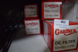 *Two Gardner Fuel Filters, and Two Oil Filters