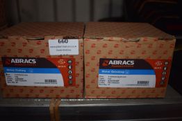 *Box of 25 Abracks Metal Cutting Discs 115x3mm, and a Box of 10 Abracks Grinding Discs 115x6.5mm