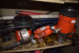 *Contents of Shelf to Include High Force Hand Pump, and a Quantity of High Force Jacks