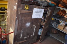 *Wooden Storage Cabinet with Three Shelves 190x50cm x 155cm tall ( Contents not included