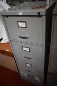 *Grey Four Drawer Foolscap Filing Cabinet