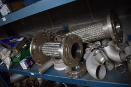 *Contents of Shelf to Include Flexible Clamps, Various Bolts, etc.