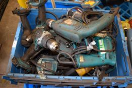 *Large Quantity of Makita and Other Electric Drill, Scribers, etc. For Spares and Repairs