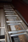 *Lansford Aluminium Fourteen Rung Extending Ladder
