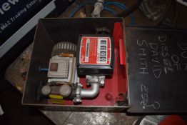 *240v Fuel Pump and Meter with Lockable Steel Case