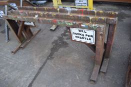 *Pair of 170x74cm Trestles