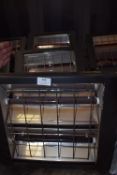 *Three Double Element Infrared Heaters