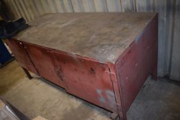 *Steel Workbench 200x80cm with Three Cupboard