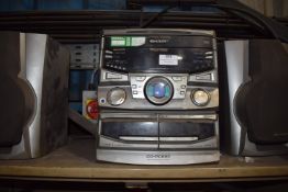 *Sharp CDPC651 Sound System with Speakers