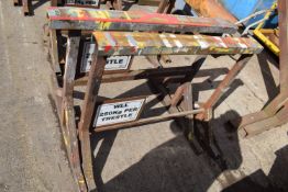 *Pair of Steel Trestles 90cm tall