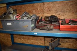 *Contents of Shelf to Include Assorted Pipe, Valve, Cogs, etc.