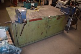 *Workbench Storage Cupboard 180x105cm (vices not included)