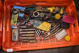 *Assorted Taps, Dies, etc. (tray not included)