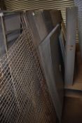 *Eight Assorted Part and Full Sheets of Perforated Steel, plus Mesh