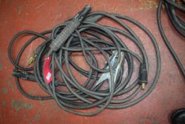 *Two Sets of Tongs, Earth Clamps, and Cable