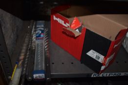 *Assorted Large Drills, and Hilti Brackets