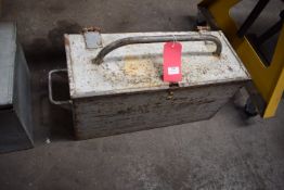 *Storage Box Containing Ratchet Straps