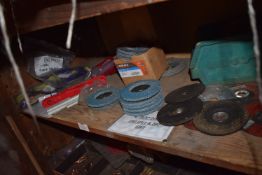 *Contents of Shelf to Include Copper Lugs, and Flap Wheels for 4” Grinder
