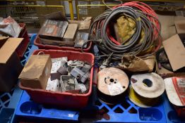 *Contents of Pallet to Include Assorted Cable, Junction Boxes, etc.